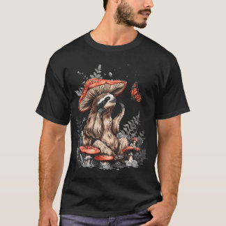 Camiseta Preguiça Animal Preguiçoso Estética Cottagecore Co
