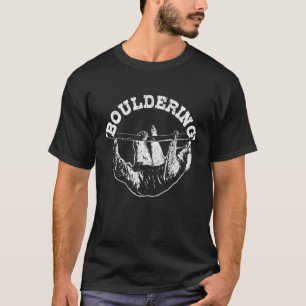 Camiseta Preguiça Bouldering Engraçado Escalada Escalador B