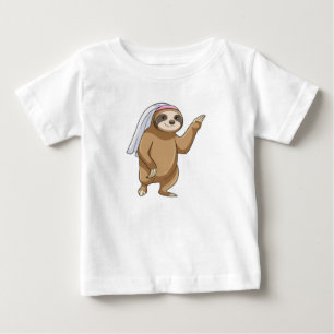 Camiseta Preguiça como Noiva com Véu