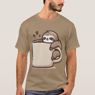 Camiseta Preguiça da Manhã – Pendurado no Café
