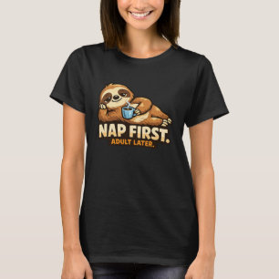 Camiseta Preguiça de Café - Reino das Criaturas