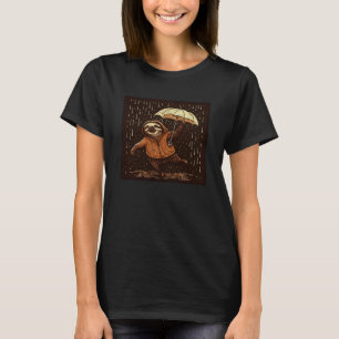 Camiseta Preguiça de Gato Chovendo