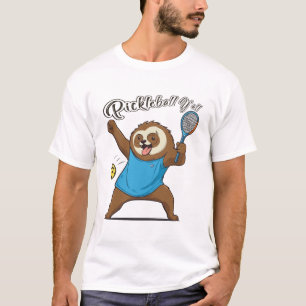 Camiseta Preguiça de Pickleball T- Pickleball Vocês