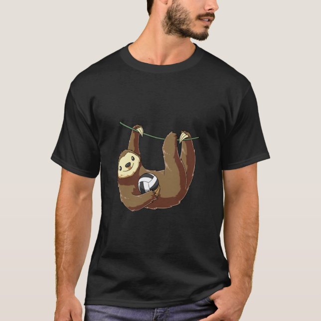 Camiseta Preguiça de Volei Fofa (Frente)