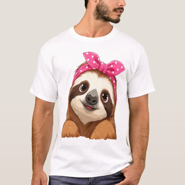 Camiseta Preguiça  Design Preguiça (Frente)