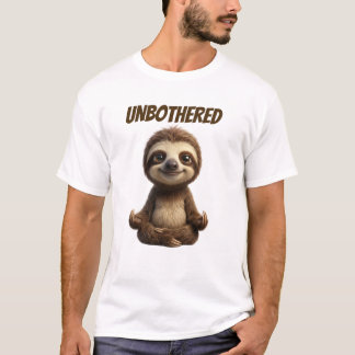 Camiseta Preguiça Despreocupada e Fria