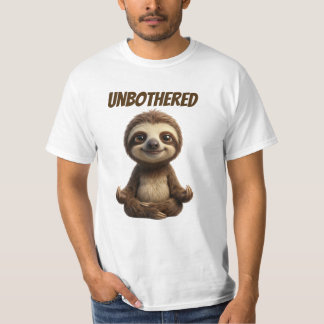 Camiseta Preguiça Despreocupada e Fria