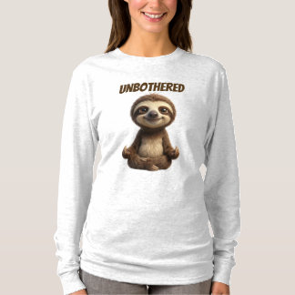 Camiseta Preguiça Despreocupada e Fria