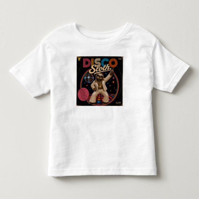 Camiseta Preguiça Disco (Frente)