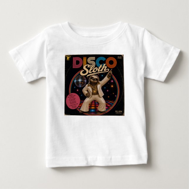 Camiseta Preguiça Disco (Frente)