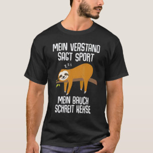 Camiseta Preguiça Dizendo Funcionário Colega de Trabalho