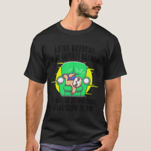 Camiseta preguiça dizendo limpeza limpador de vidro faxina