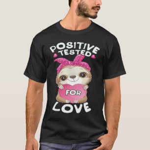 Camiseta Preguiça engraçada do dia dos namorados com coraçã