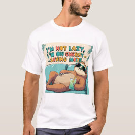Camiseta Preguiça Engraçada: Não Estou com Preguiça, Estou