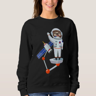 Camiseta preguiça espacial teia pijama astonauta