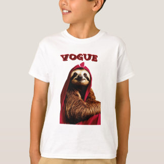 Camiseta Preguiça Fashionista com Estilo – Design Divertido