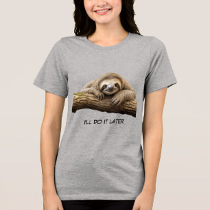 Camiseta Preguiça fofa