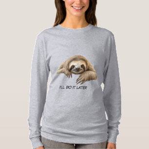 Camiseta Preguiça fofa