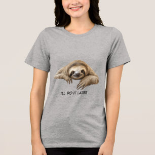Camiseta Preguiça fofa