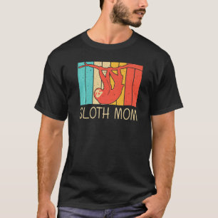 Camiseta Preguiça Fofa Para Mãe Mulheres Preguiça Gigante
