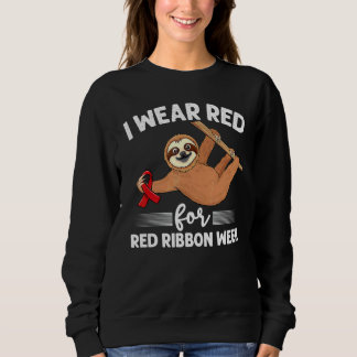 Camiseta Preguiça pendurada Nós Usamos Vermelho Para o Prêm