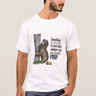 Camiseta preguiça pooping