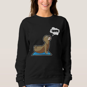 Camiseta Preguiça Preguiça Poses de Yoga Esportes Ginástica