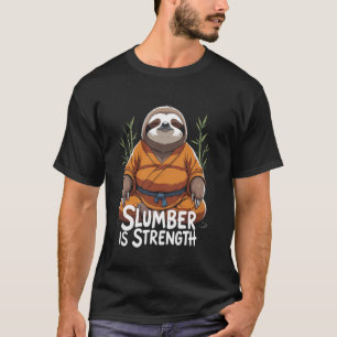 Camiseta Preguiça Shaolin Preguiçoso Sonolento Mestre Kung 