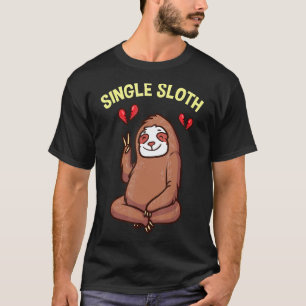 Camiseta Preguiça Solitária Dia de Conscientização dos Solt