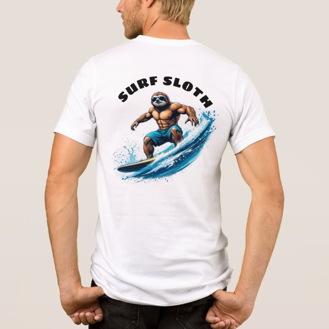 Camiseta Preguiça Surfista (Verso)