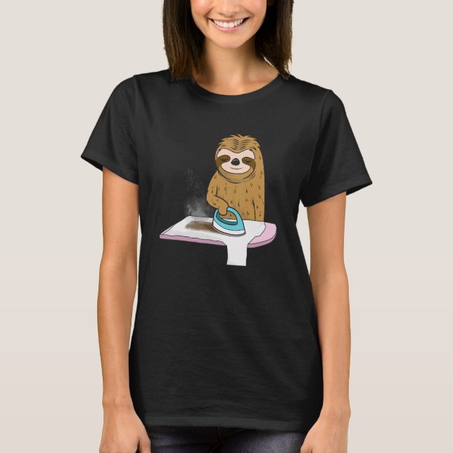 Camiseta Preguiça também passa a roupa dele (Frente)