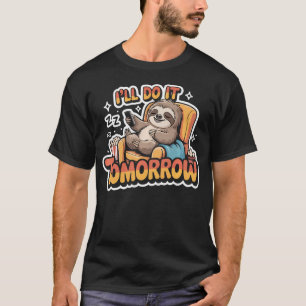 Camiseta Preguiça Vou Fazer Amanhã Para