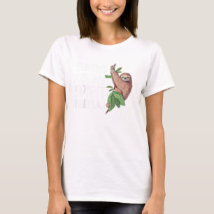 Camiseta Preguiças são meu Animal Espiritual preguiçoso lin