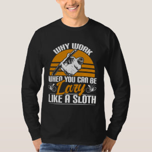 Camiseta Preguiçoso Como O Zoológico Engraçado Da Lama