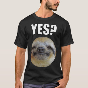 Camiseta Preguiçoso Engraçado Lloth Sim
