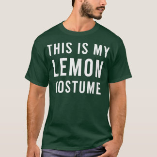 Camiseta Preguiçoso Lemon Costume Engraçado Trick Trek Cand