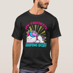 Camiseta Preguiçoso Preguiçoso Dormindo Animal Mágico Un