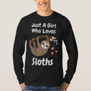Camiseta Preguiçoso Prendendo-Se Num Animal De Árvore