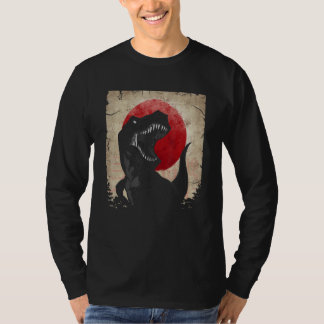 Camiseta Prehistoric Vintage Rex Artwork Fossils Love Dinos