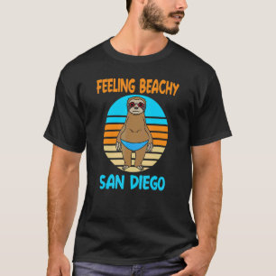 Camiseta Preia de San Diego Diversão Preguiça