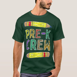 Camiseta PreK Crew Funny PreK Teachers Back To School