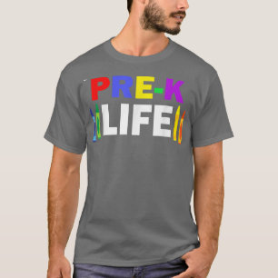 Camiseta Prek Dude Back To School First Day Of Preschool Ki