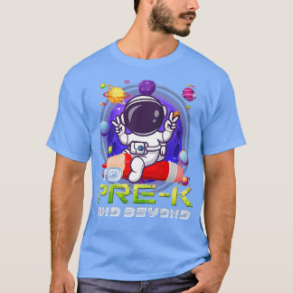 Camiseta Prek E Além Do Astronauta De Volta Para Os Meninos