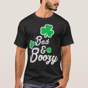 Camiseta Prem Bebendo do Dia de São Patrício Mau e Engraçad