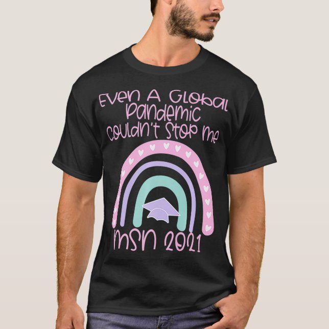 Camiseta Prem de Graduação de Enfermagem de Ciência de Mest (Frente)