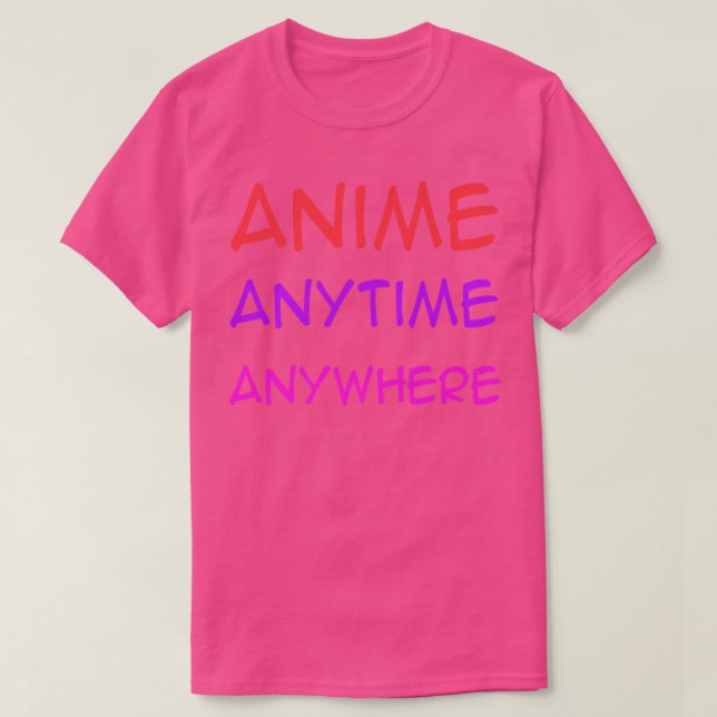 Camiseta Prêmio Anime em Qualquer Lugar  (Frente do Design)