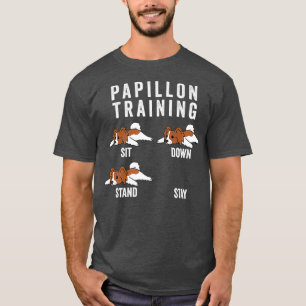 Camiseta Prêmio de Cão para Formação de Papillon
