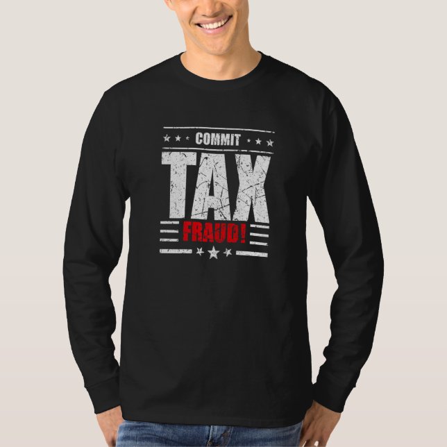 Camiseta Prêmio de Fraude Fiscal de Confirmação (Frente)