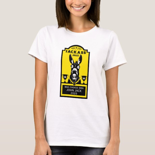 Camiseta Prêmio de Jackass (Frente)