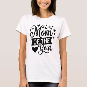 Camiseta Prêmio de Mãe do Ano Diversão Estilo Maternidade G